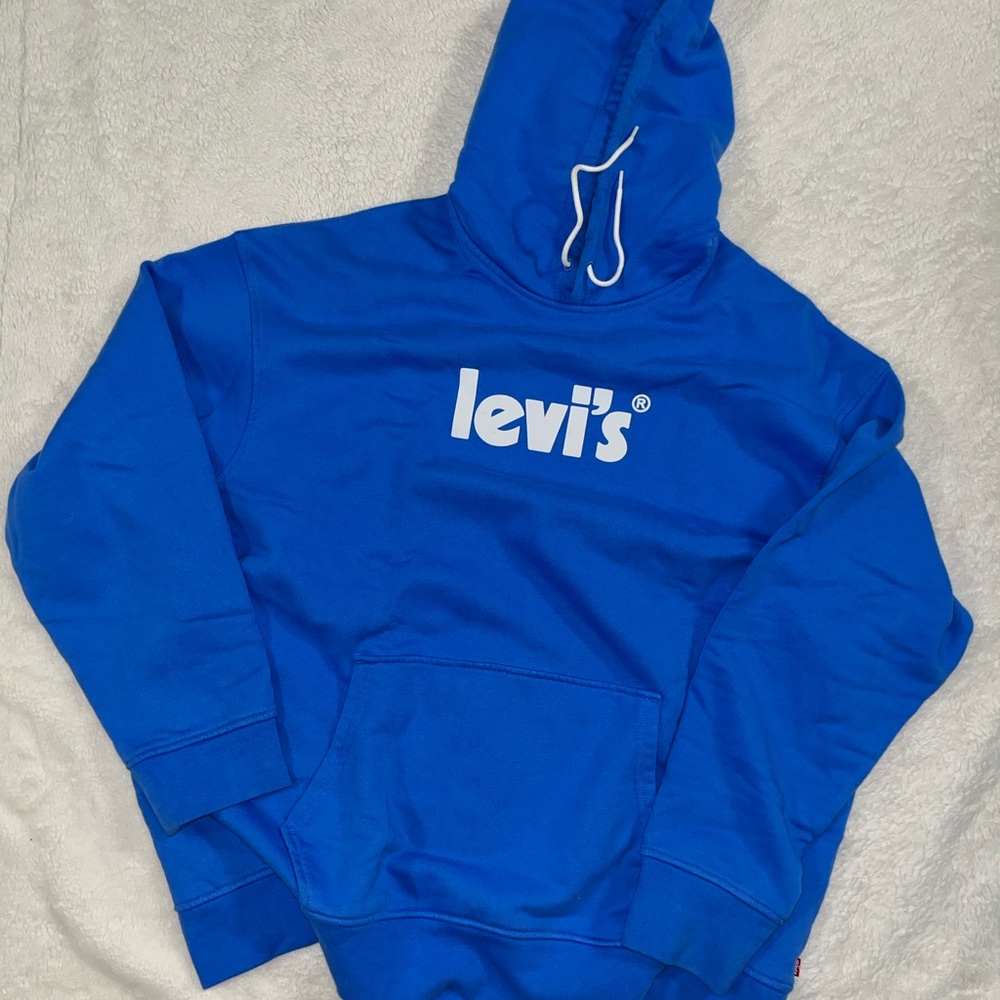 Levi's Men's Vibrant Blue Hoodie